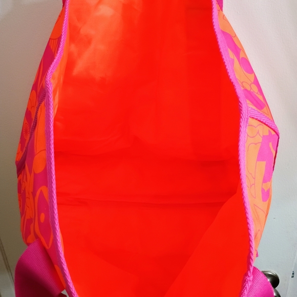 NWOT Amika Pink and Orange Tote Bag - Picture 6 of 6